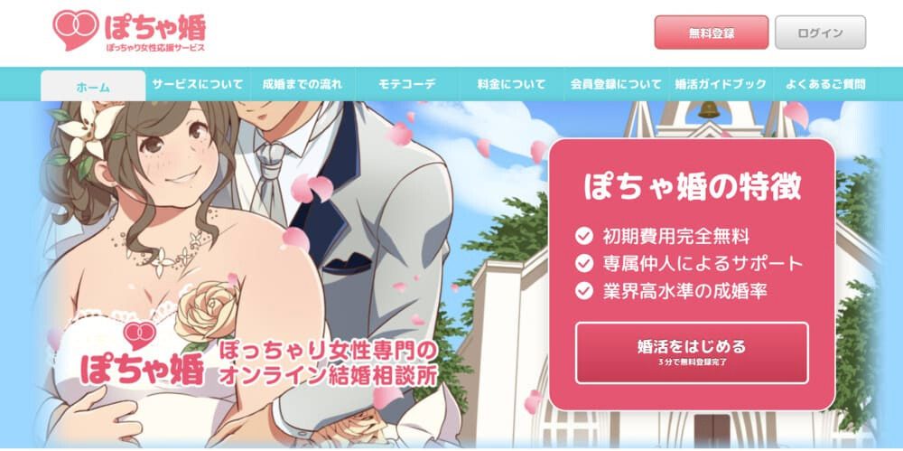 ぽちゃ婚TOP画像