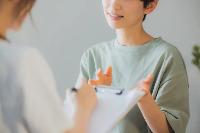 親身に話を聞く相談員