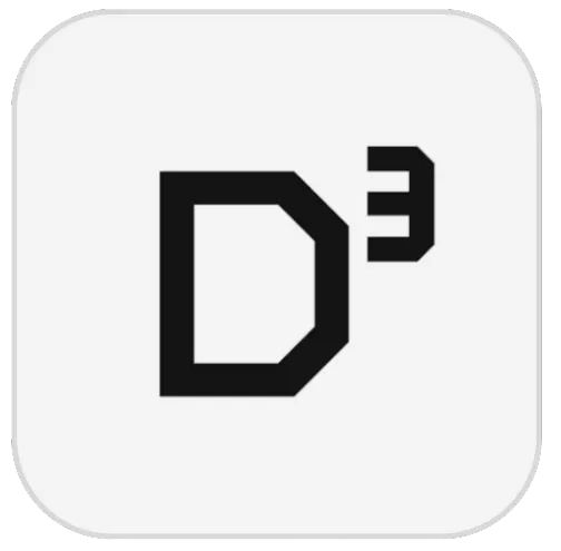 D³（ディースリー）アイコン