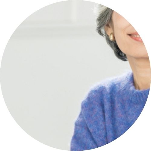 シニア女性のアイコン